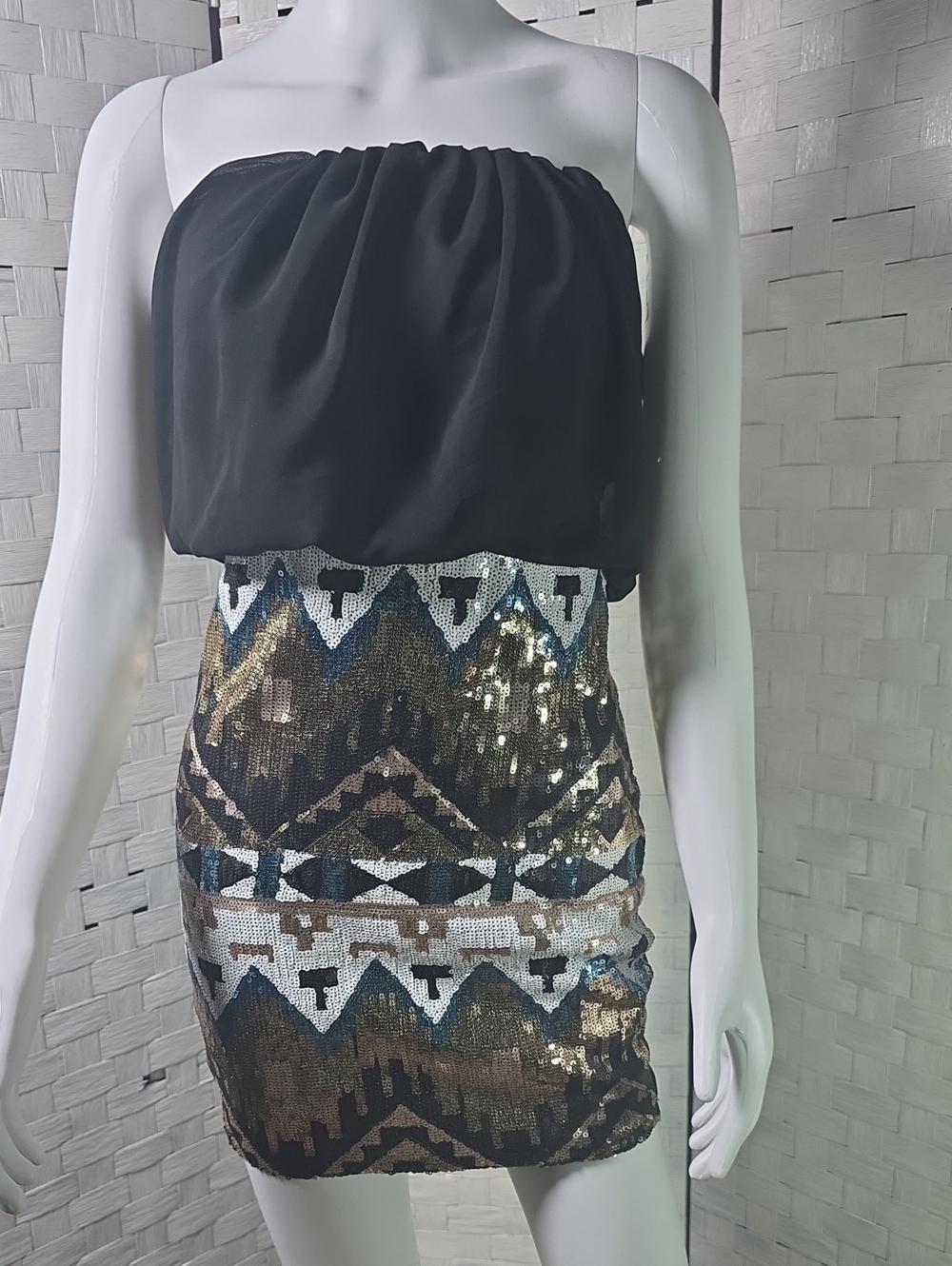 C'est Toi Strapless Dress